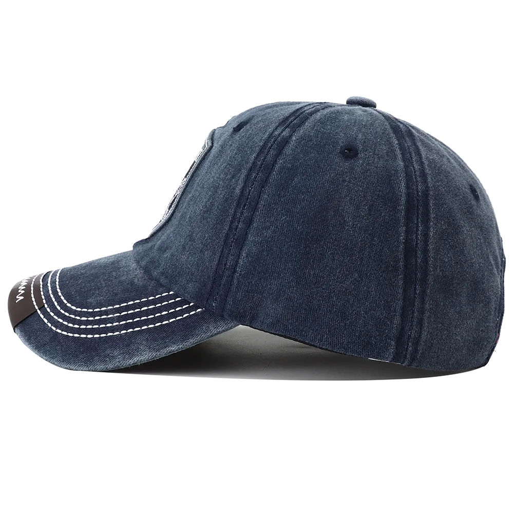 للجنسين قابل للتعديل نيويورك التطريز قبعة بيسبول جميع المواسم القطن Snapback قبعة غسلها في الهواء الطلق ظلة قبعة للنساء الرجال Gorras