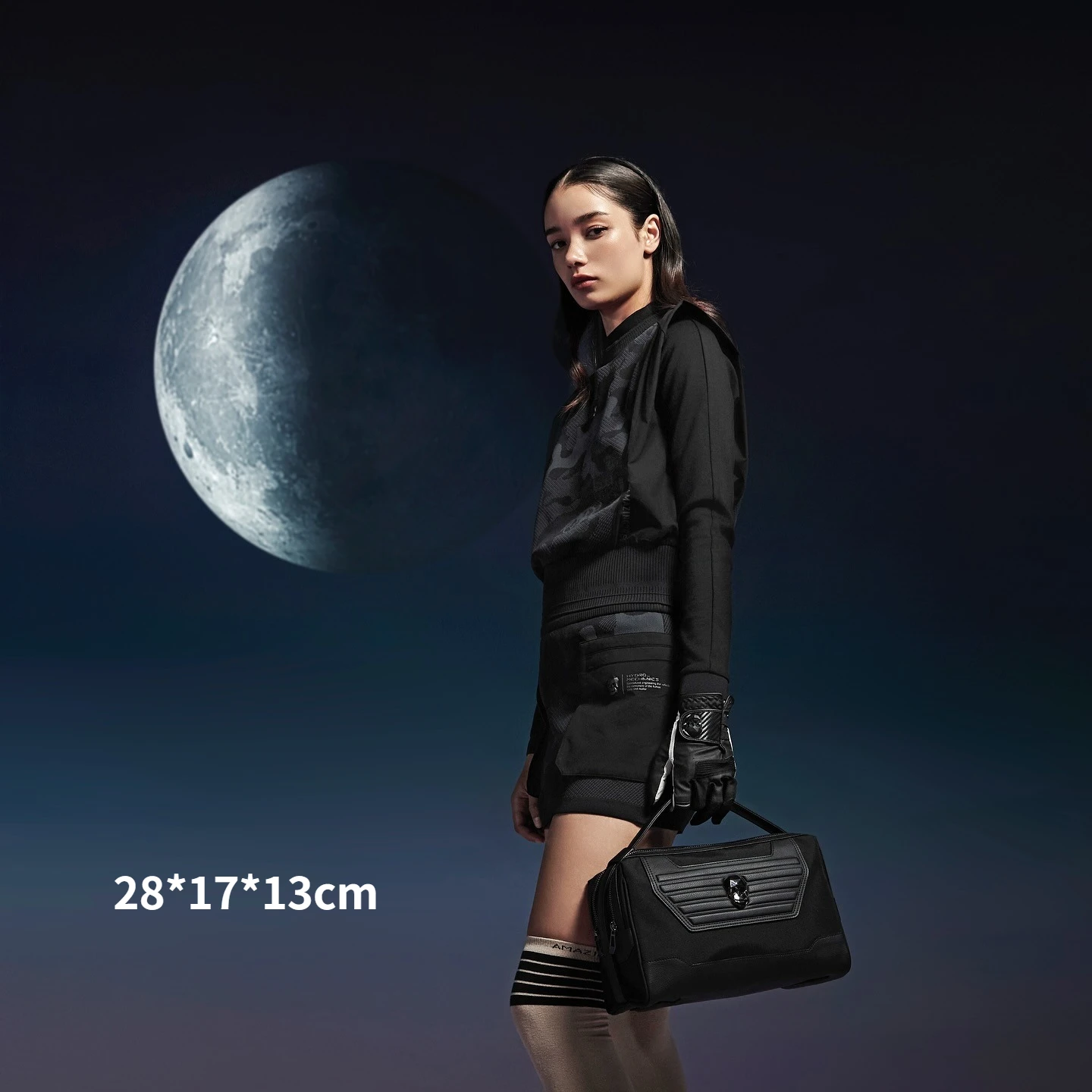 

Stylish Golf Accessory Tote, Unisex Lightweight Carry Bag with Double Compartments for Golf Course & Travel