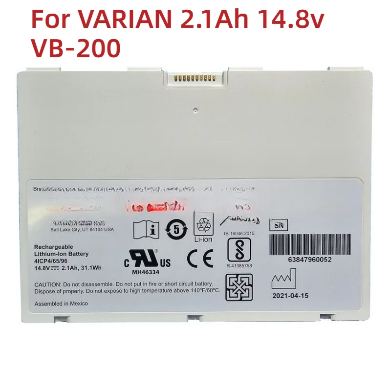 For VARIAN 2.1Ah 14.8v 136328 VB-200 DR Flat Panel Detector Battery