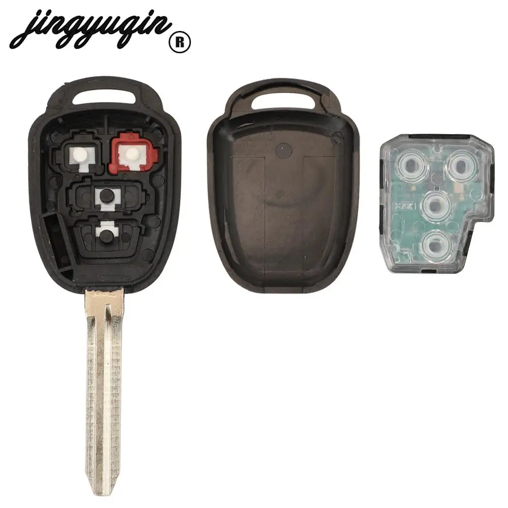 jingyuqin GQ4-52Tfor Toyota Rav4 2013-2018 Remote Smart Car Key 314Mhz H Chip / G Chip TOY43 Blade Fob Replacement