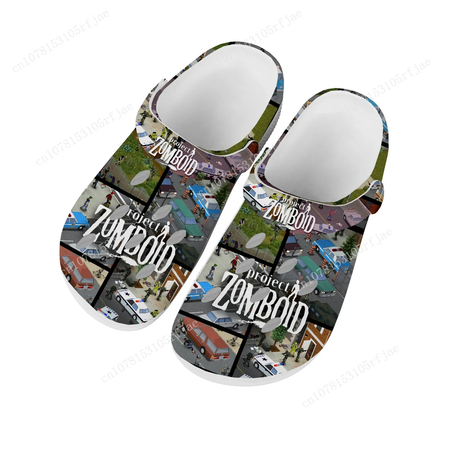 

Project Zomboid Home Clogs Cartoon Game Mens Womens Youth Boy Girl Sandals Shoes Garden Custom Made Shoes Beach Hole Slippers