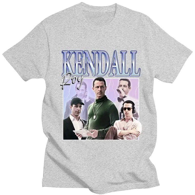 Kendall Roy Fashion T Shirt Succession Logan Homage Tv Show Short Sleeve Men Women Casual Cotton Oversized T-shirts Fans Gifts