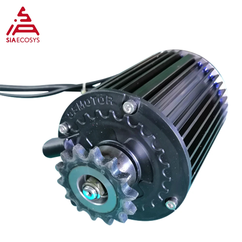 QSMOTOR 1000W Mid Drive Motor with VOTOL EM50SP Controller Kit 72V 55KPH PMSM IPM Sine Wave Programmable CAN-BUS for E-Scooter