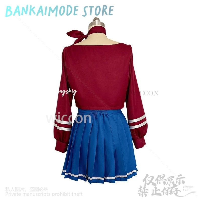 Anime jogo de terror miside cosplay mita mikта traje jk uniforme escolar bonito vestido lolita perucas para o dia das bruxas meninas mulher personalizado