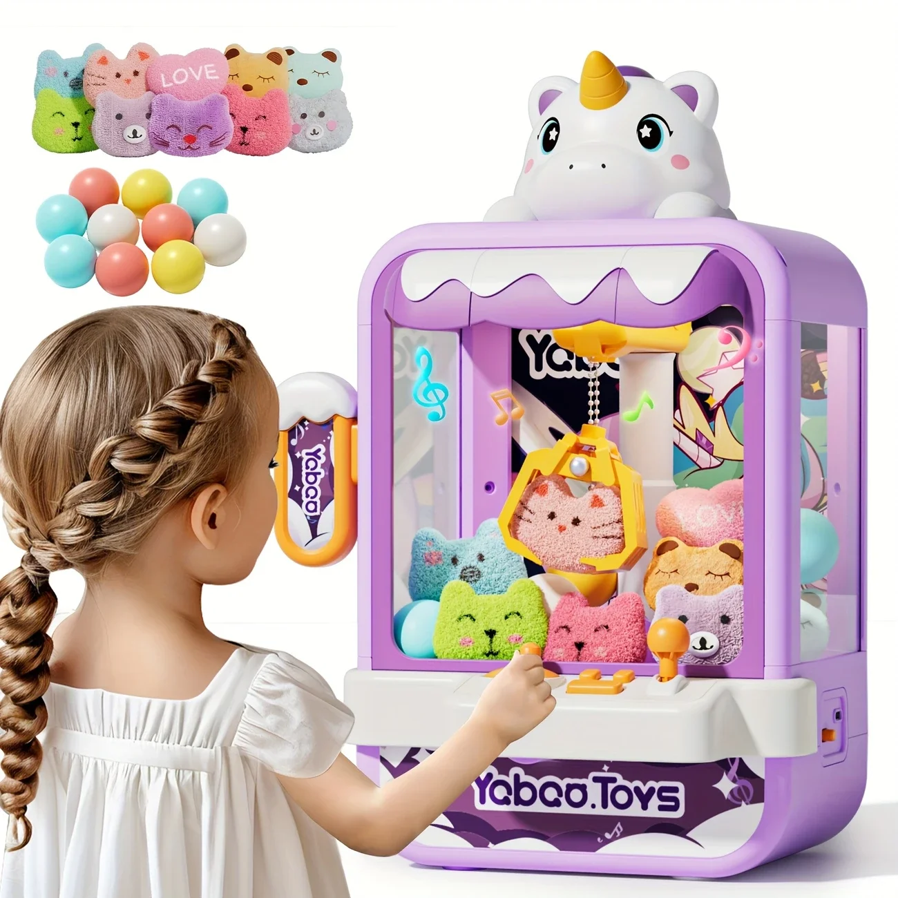 

20 children's claw machines, girls and boys with voices, automatic vending claw machine arcade game toys