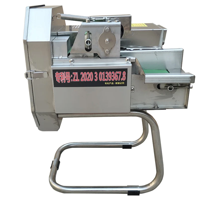 Household Commercial Portable Electric Slicer Shredder Segmenter With Wide Feed Chute For Scallion Vegetable Cutting Machine