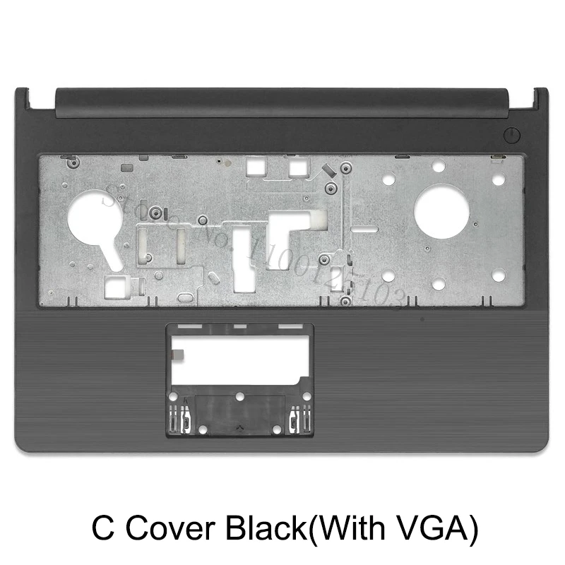 Новая нижняя базовая крышка для ноутбука Dell Vostro 15-3000 V3558 V3559, задняя крышка ЖК-дисплея, передняя рамка, петли, упор для рук, верхняя сенсорная панель, черная