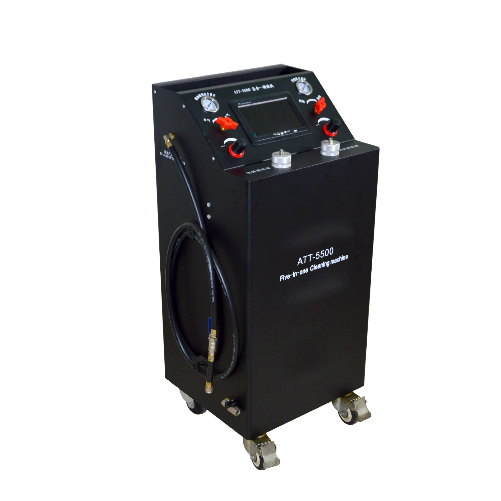 ATT-5500 5-in-1 Car Combustion Chamber Cleaning Machine / Automobile Three-way Catalytic Cleaning Equipment