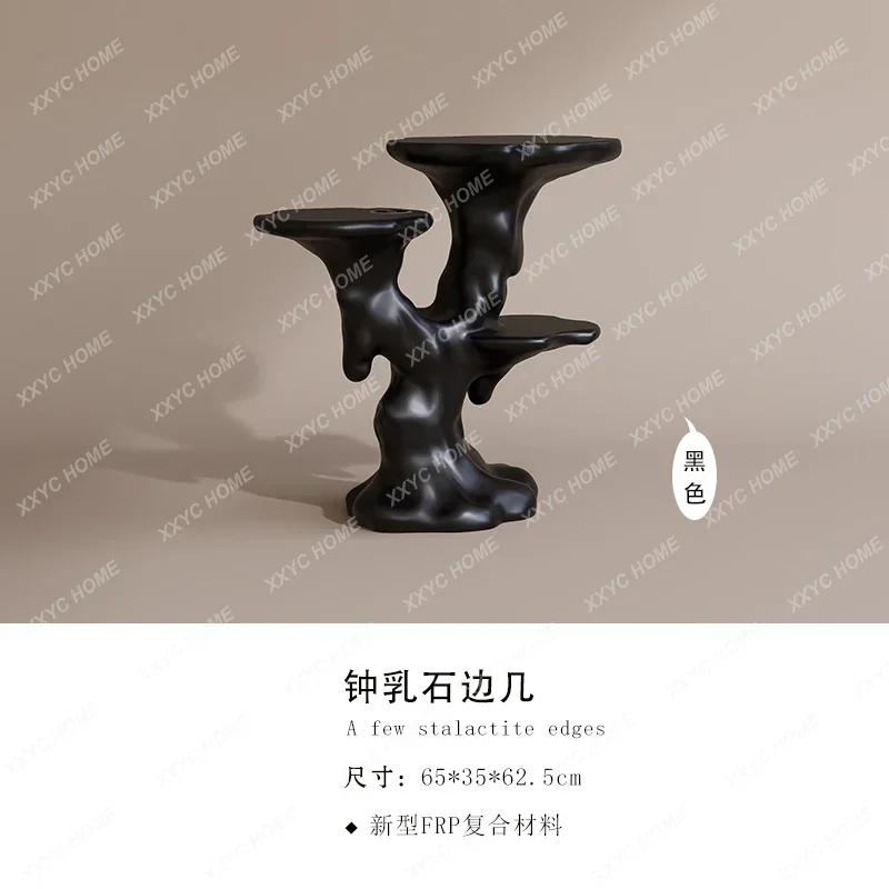 

MMls 04Small coffee table cream wind living room entrance balcony bedroom bedside charging creative art side table