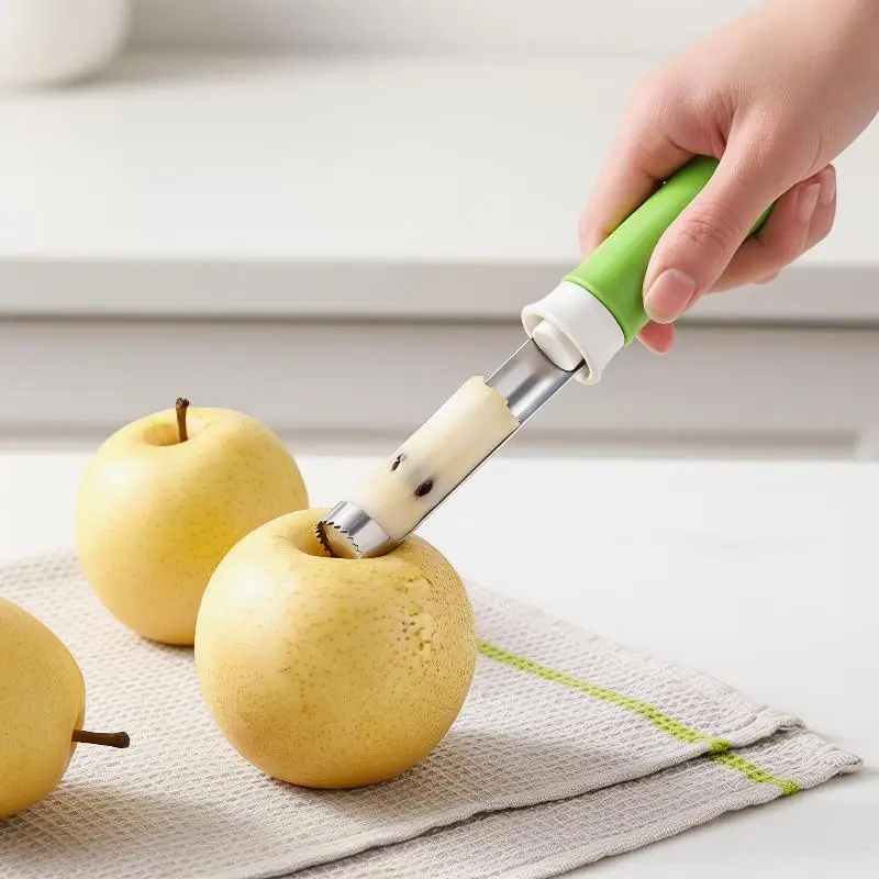 

〔20E〕|Premium 2 In 1 Stainless Steel Fruit Core Remover and Peeler Rust-proof for Easy Kitchen Efficiency〔25〕