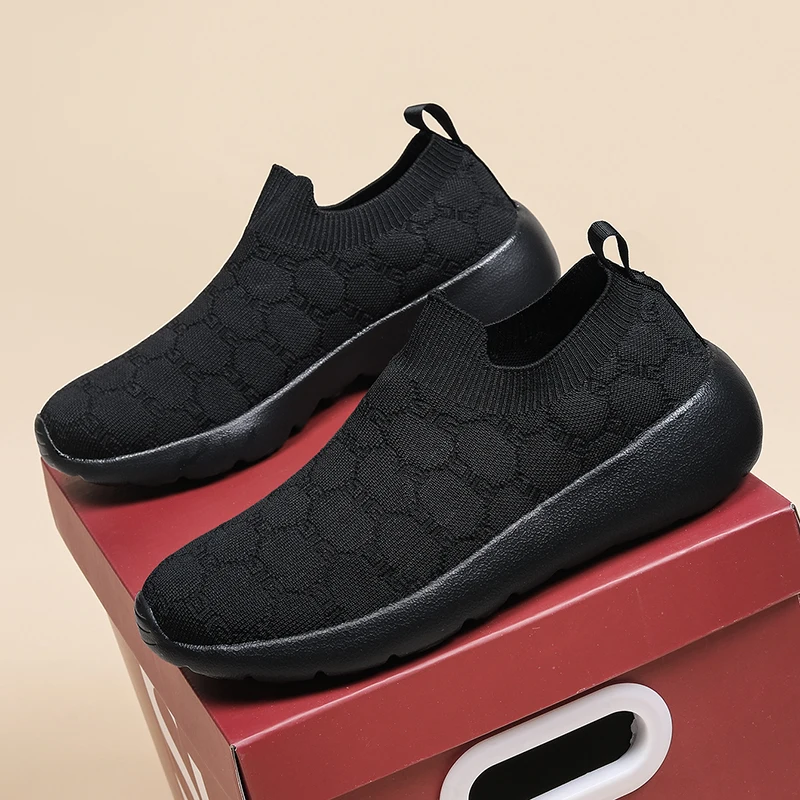 

Мужские прогулочные туфли с дышащей сеткой, легкие нескользящие кроссовки на мягкой подошве, повседневные кроссовки для отдыха, фитнеса и тренировок для мужчин