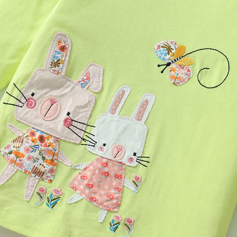 Little maven Spring Autumn Baby Girls Embroidered Cartoon Cats T shirts Tops+ Leggings Sets Kids Clothes Girls Princess Outfit