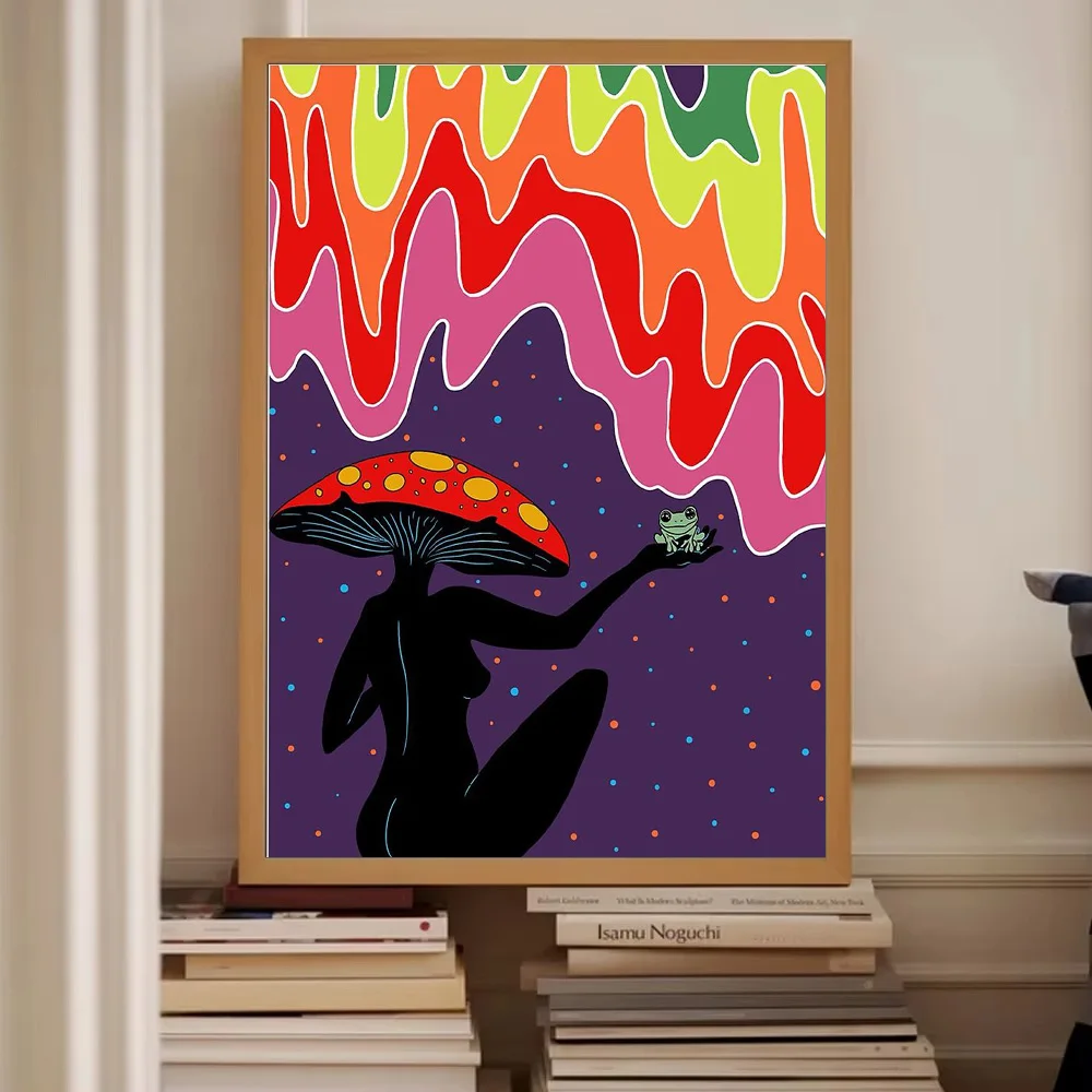 خمر زهرة نباتية قماش جدار الفن يطبع ديكور المنزل غرفة المعيشة غرفة نوم الجمالية النباتية الأزهار الطبيعة Cottagecore وول #2