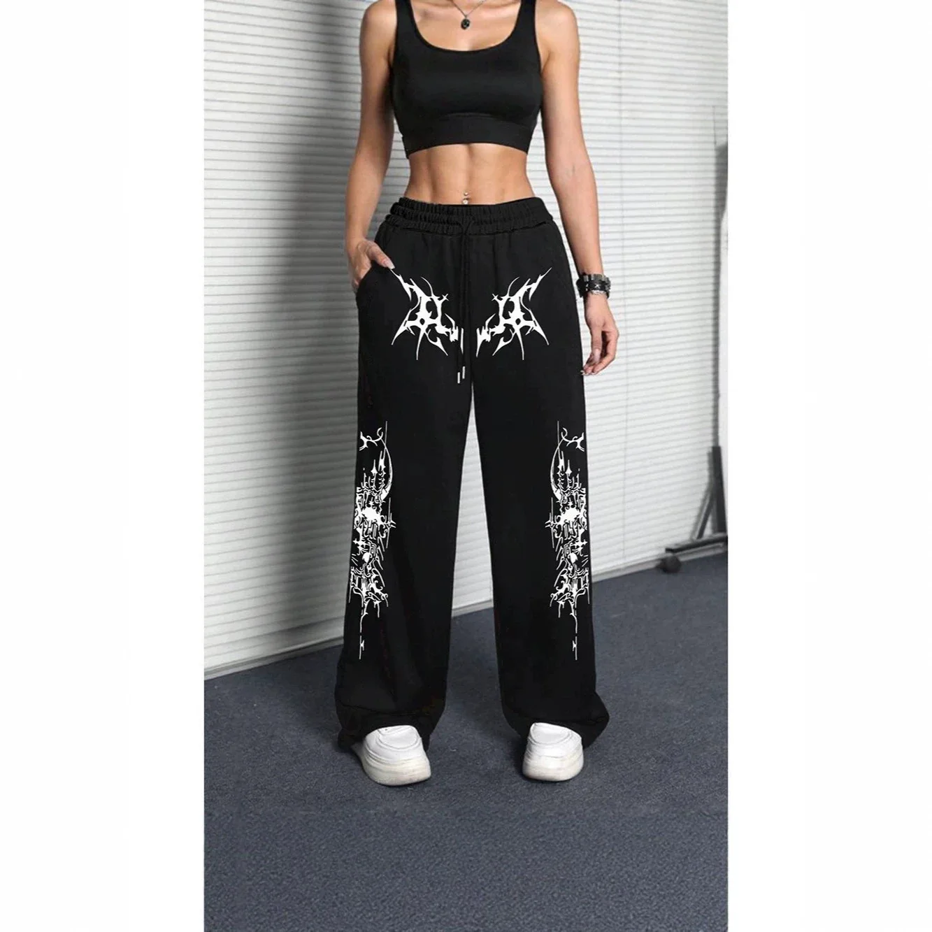 High Street Hip Hop Trend Casual Pants Men's and Women's Autumn Cross-border Loose Niche Straight Versatile Pants