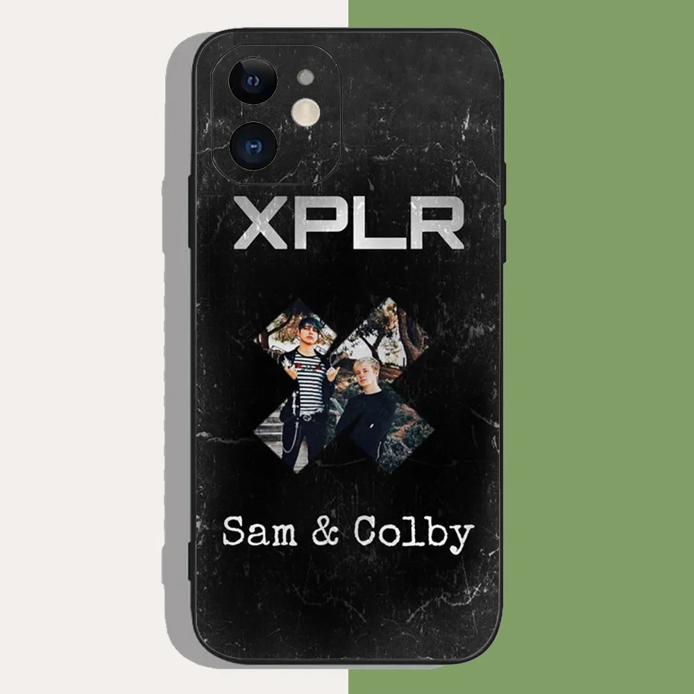 S-Sam and colby XPLR Phone Case For Iphone 15 11 13 14 Pro Max 7 8 Plus X Xr Xs Max Se2020 12mini Cover Case