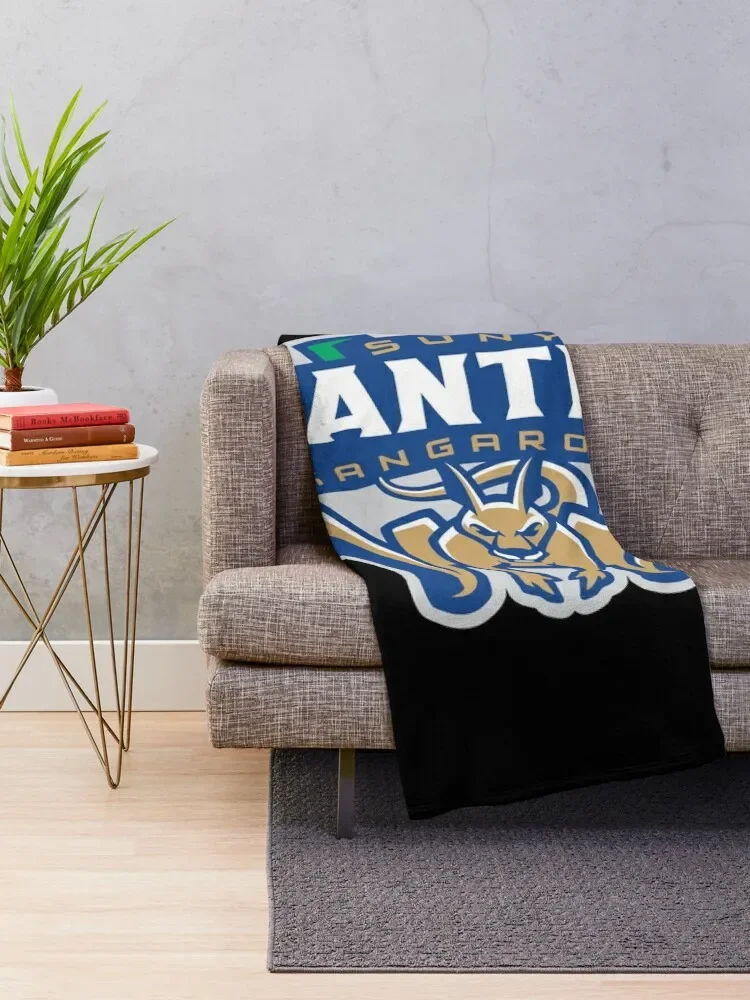 SUNY Canton cangaroos Throw Blanket Decorative Throw Sofas Furry Blankets