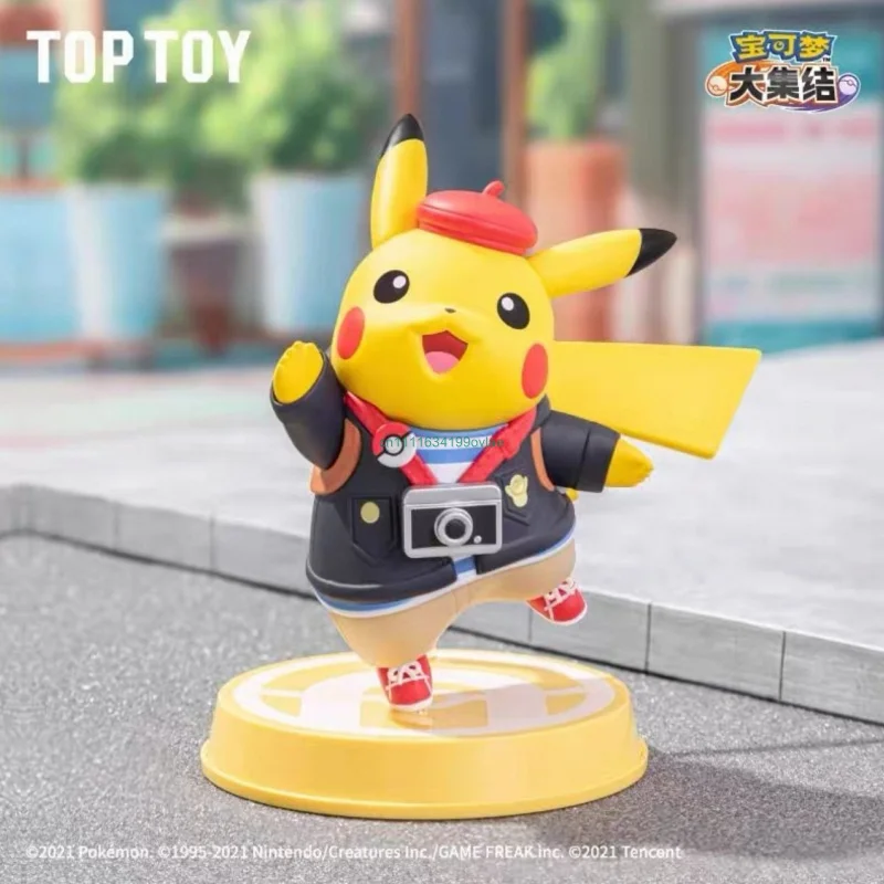 toptoy-premium-pokemon-gathering-blind-box-figure-pikachu-dragonite-glaceon-wigglytuff-vivid-paint-anime-display-ornament-gift