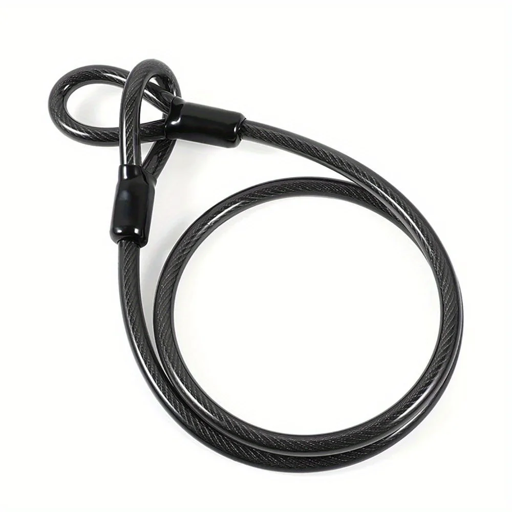 1.2m Bike Lock-Anti-Theft Security Cable Chain for Cycling,Motorcycle,Helmet Protection Bicycle Accessories