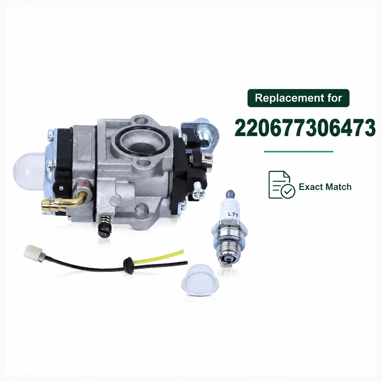 Carburetor Service Kit Spark Plug Fuel Filter For TL26 TU26 32F 34F 36F Trimmer Saw Brushcutter Parts Replacement 2-Stroke Kit