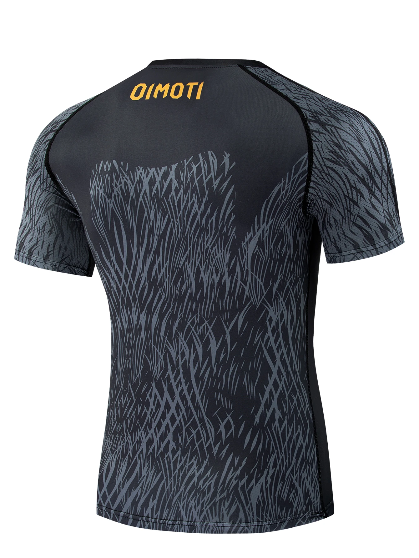 Men's Quick Drying Compression Running T-Shirt Sports Fitness Short Sleeve Gym Jersey Elastic Tight Fitness Clothing
