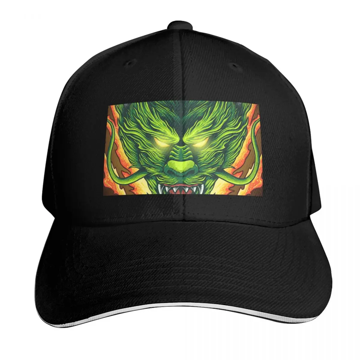 Dragon On Fire Baseball Cap Horse Hat Bobble Hat fun hats Hood Mens Hats Women's