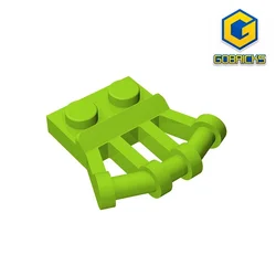 Gobricks GDS-771 PLATE 1X2 W. 3.2 SHAFT 22.5 D. compatible with lego 92692 children's DIY Educational Building Blocks Technical