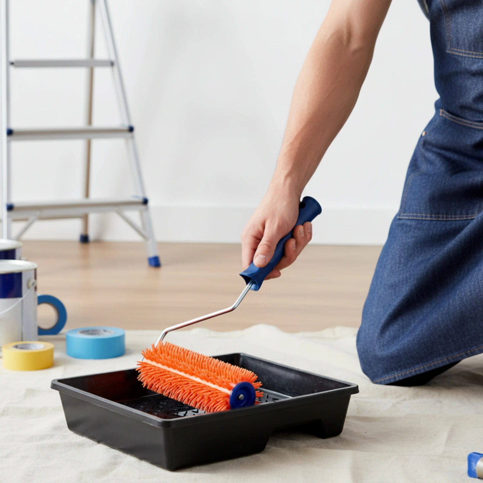 Texture Paint Roller 7-Inch Wall Texture Roller Tool DIY Long-Lasting for Painters, Home Decorating