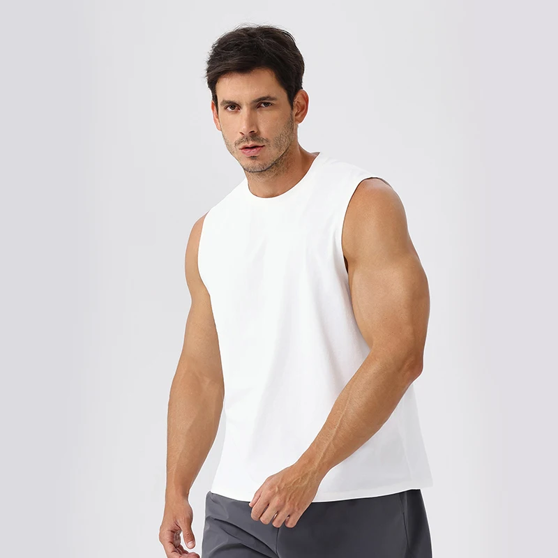 

Gym Tank Top for Men Quick-Dry Breathable Sleeveless Shirts Muscle Gym Workout Shir Causal Summer Tank Tops UV 50+ Protection