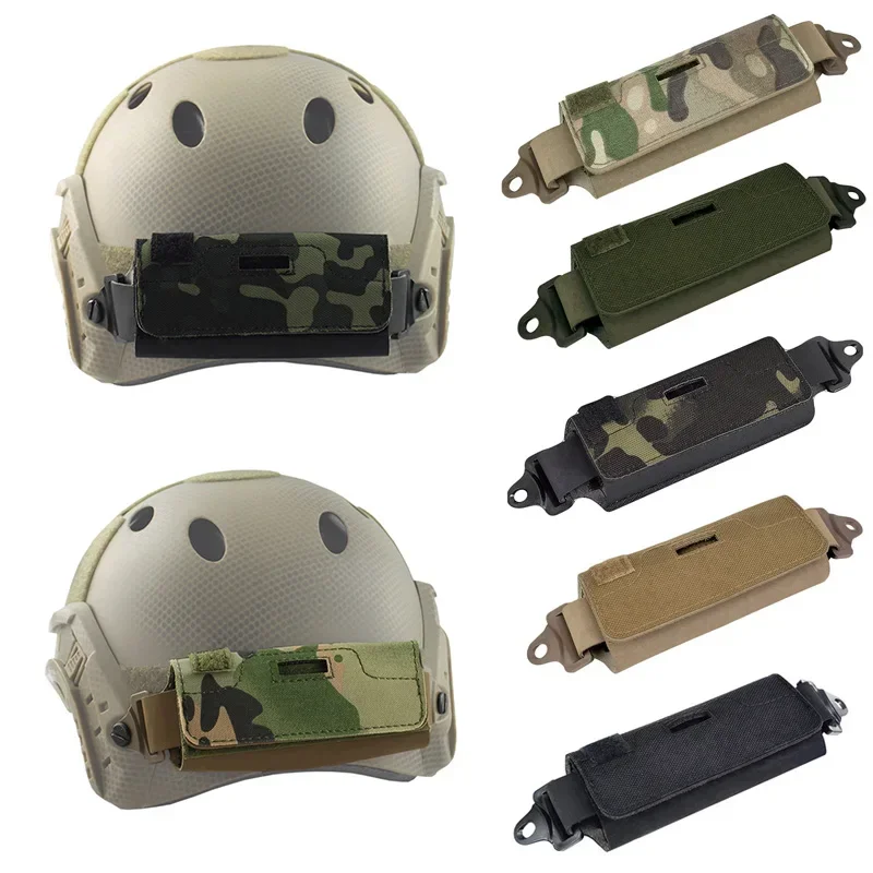 Helmet Counterbalance Weight Bag,Tactical Helmet Counterweight NVG Pouch for OPS Fast BJ PJ MH Tactical Helmet Accessories