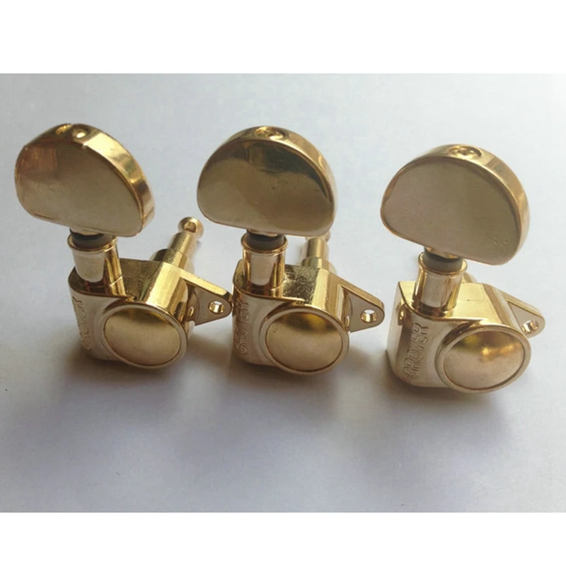 A57T 6 قطعة مقبض سلسلة الغيتار الصف ل غروفر سلسلة اللفاف المستقبلون آلة رؤساء للجيتار الكهربائي الصوتي