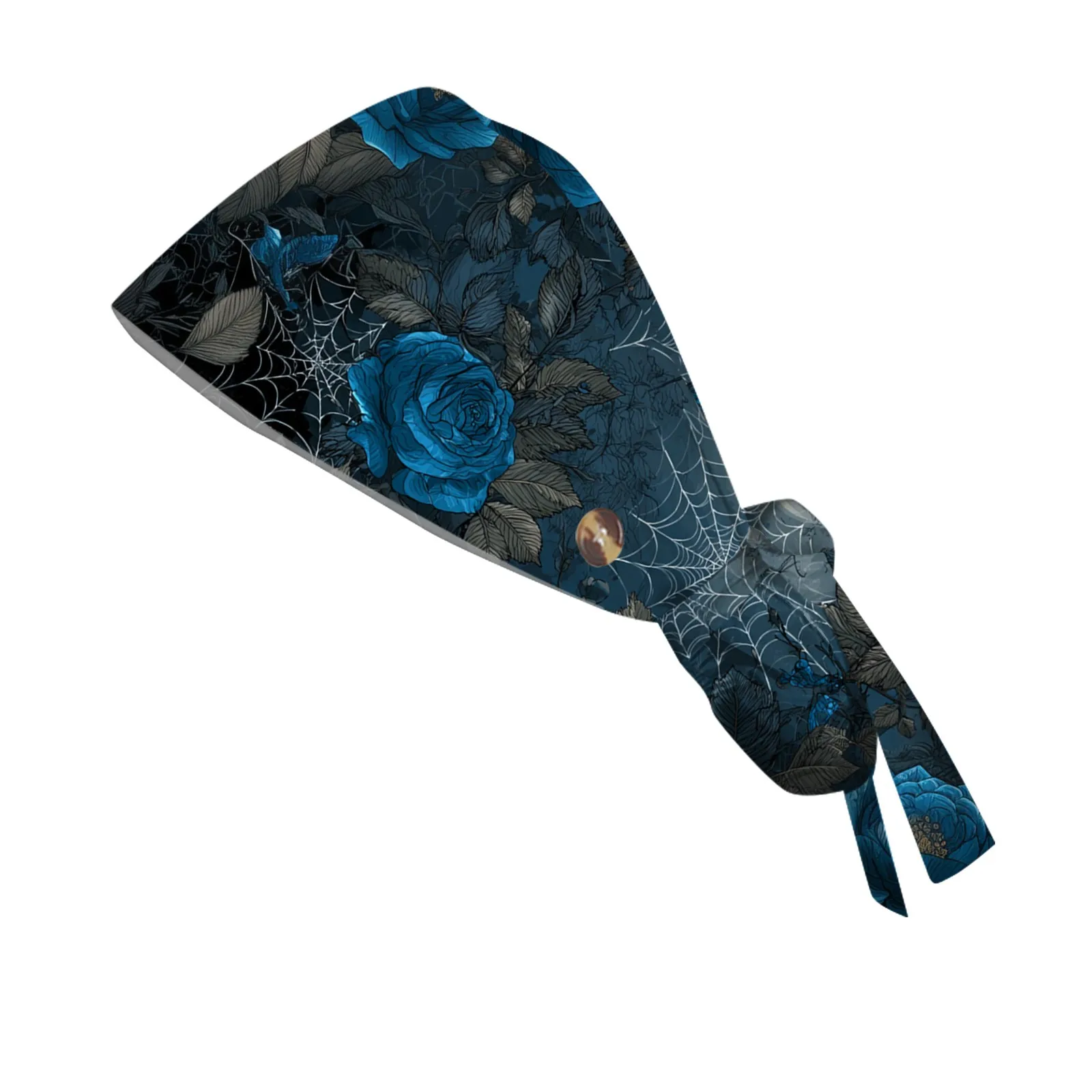 Czapki chirurgiczne Baotou z nadrukiem na Halloween Apteka Szpital dla zwierząt Kobiety Lekarka Czapka do operacji Czapka pielęgniarska Lekarska Klamra Akcesoria medyczne