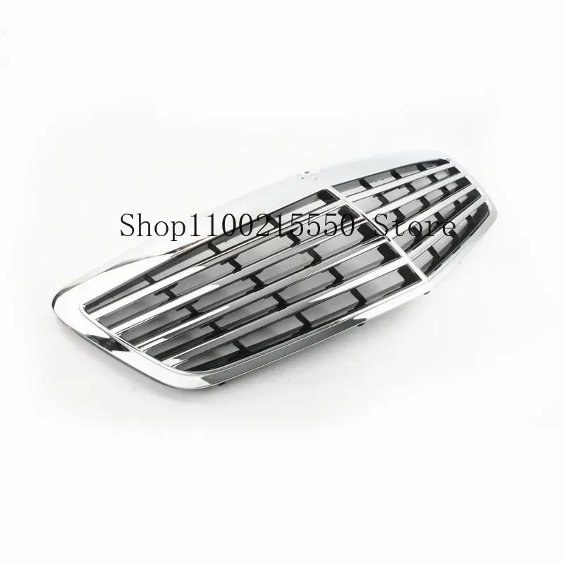 For Mercedes Benz W221 S  Class Grille  2009-2013 OEM 2218800483 Silvery  Front Bumper Middle Net After Market Part Replace