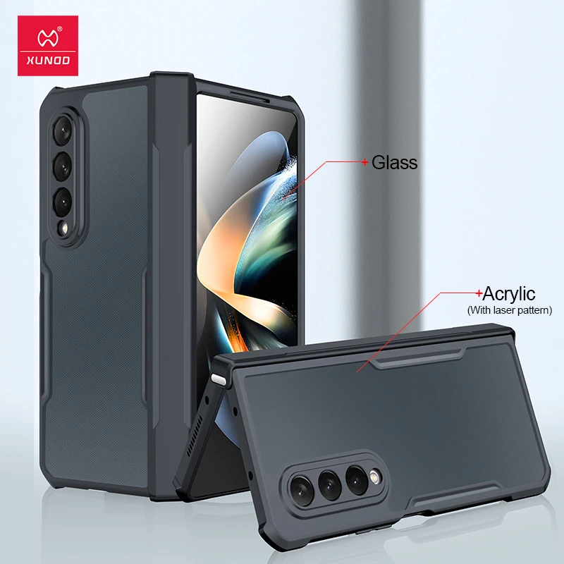 Xundd für Samsung Galaxy Z Fold 3, 4, 5, 6-fach, 7, faltbare Hülle, Airbag, Anti-Drop-Kamera, schützt Acryl- und TPU-Abdeckung – Detail 12