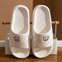 Printting Cute Bear Women Slippers Summer Indoor Soft Cartoon Sandals Bathroom Anti-slip Outdoor Comfy Men Leisure Shoes Couple - Image 6