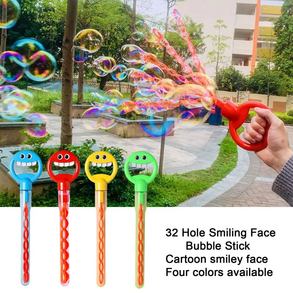 

Bubble Machine Bubble Wand Toy 32-hole Bubble Stick with Leak-resistant Refill for Indoor/outdoor Fun Handheld Maker for Kids