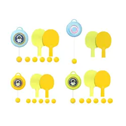 Hanging Table Tennis Trainer Self Training Practice Equipment Portable Hanging Table Tennis Exerciser Gift for kids
