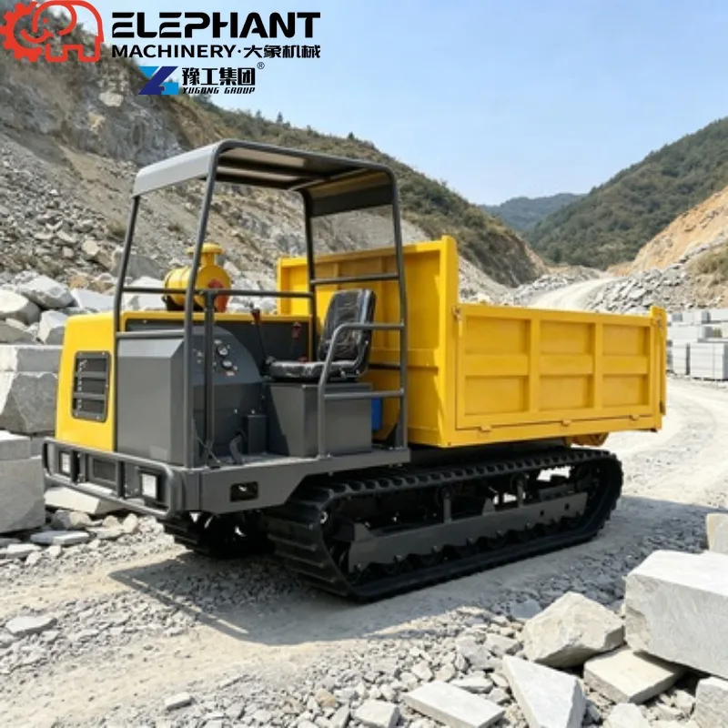 Best Selling Mini Track Dumper MIni Dump Truck Diesel Electric Crawler Mini Dumper view 5