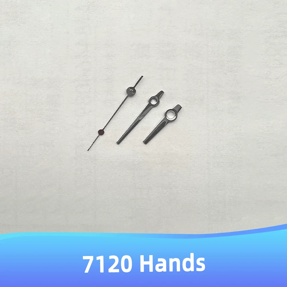 

Аксессуары для часового механизма, стрелки для Tongji 7120, ремонт деталей механизма, час, минут и секундный комплект с тремя стрелками, мужская модель 7120