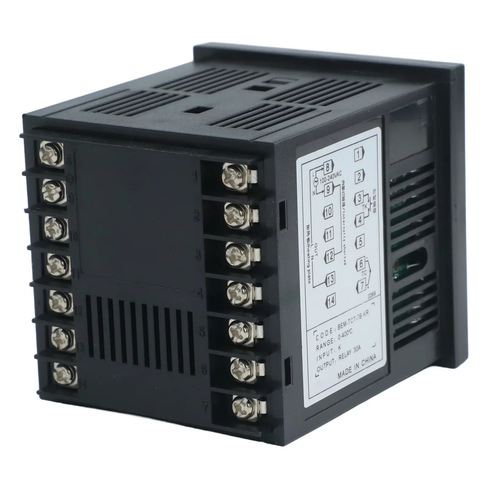 

For Safe Operation Digital Thermostat Hot Stamping Equipment Digital Thermostat Controller 68*68mm Opening Size