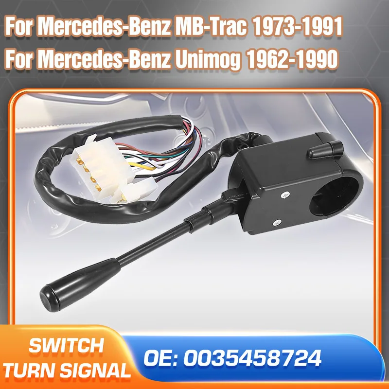 

Turn Signal Switch Arm Stalk For Mercedes-Benz Old Tractor MB-Trac 1973-1991 Unimog 1962-1990 Steering Column Switch 0035458724