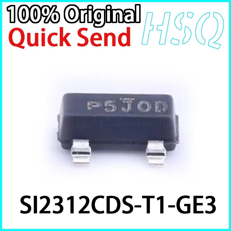 

10PCS Original SI2312CDS-T1-GE3 Screen Printed P5 SOT23-3 Field-effect Transistor Brand New in Stock