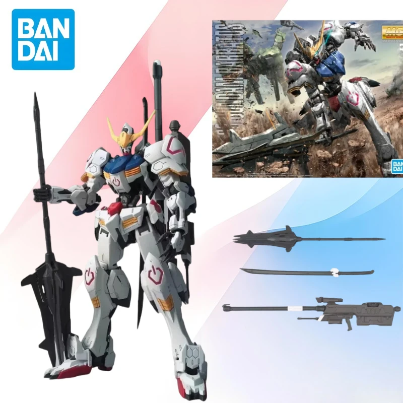 

In Stock 100% Original Mg Bandai 1/100 Gundam Anime Figures Gundam Barbatos Action Figures Toys Collectible Model Gifts