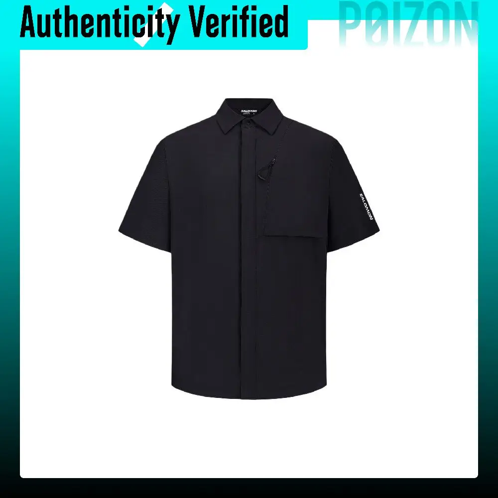 SALOMON PL OD DA SS Shirt Men's Pitch Black LC3095600
