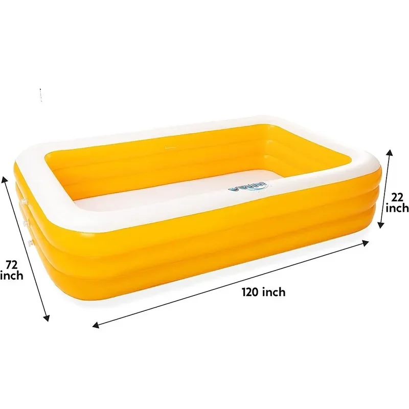 Large Inflatable Swimming Pool Thickened PVC Outdoor Family Backyard Water Play Center for Kids Adults Summer Garden Toy