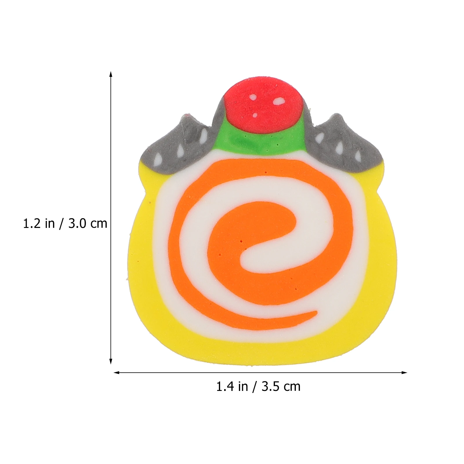 

30pcs Creative Cake Dessert Cartoon Cupcake Shaped Pencil Eraser Small Portable Study Accessory For Kids Students Office Workers