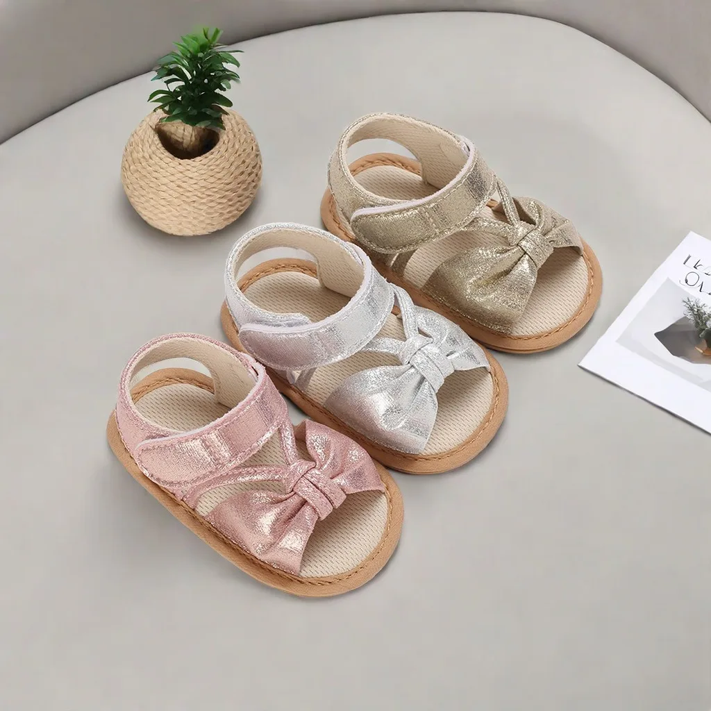 

New Summer Newborn Girl's Anti Slip Walking Shoes Comfortable And Beautiful Butterfly Fashion Cute Sandals For Female Babies