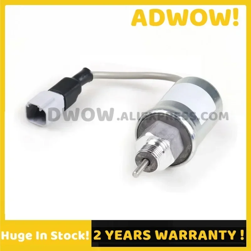 1PC New U85206452 12V Stop Solenoid for Perkins 402D 403D 404D 404C 403C U85206450 U85206451 185206192 High Quality