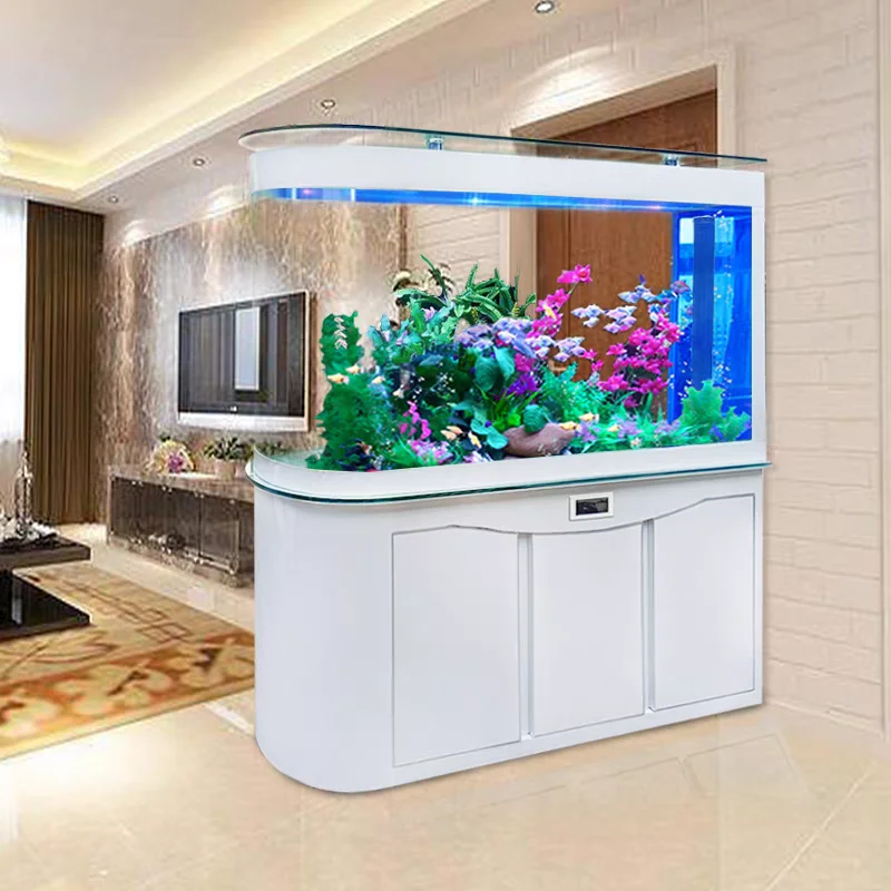 Personalizzazione. Luce LED ecologica per acquario in vetro ovale di grandi dimensioni creativa con alimentatore plug-in ricaricabile per camera da letto Livin