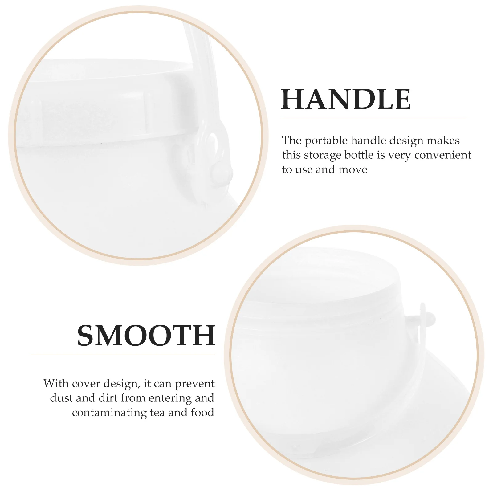 

Large Capacity Plastic Storage Jar with Sealing Lid for Home Fermenting Pickle Jar Rice Water Grain Holder Multi-Use Kitchen