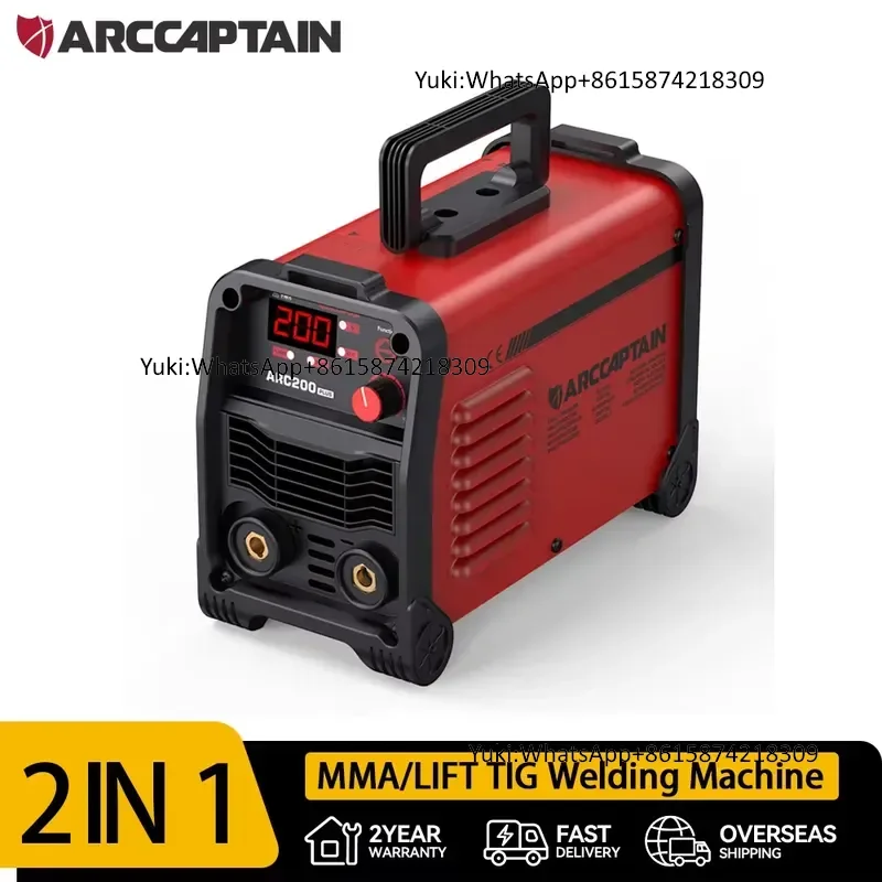 European Standard ARC Welding Machine MMA/LIFT TIG 230V 200A Portable IGBT Inverter LED Digital Display Welding
